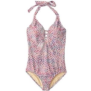 Garnet Hill Dotted Onepiece Swimsuit